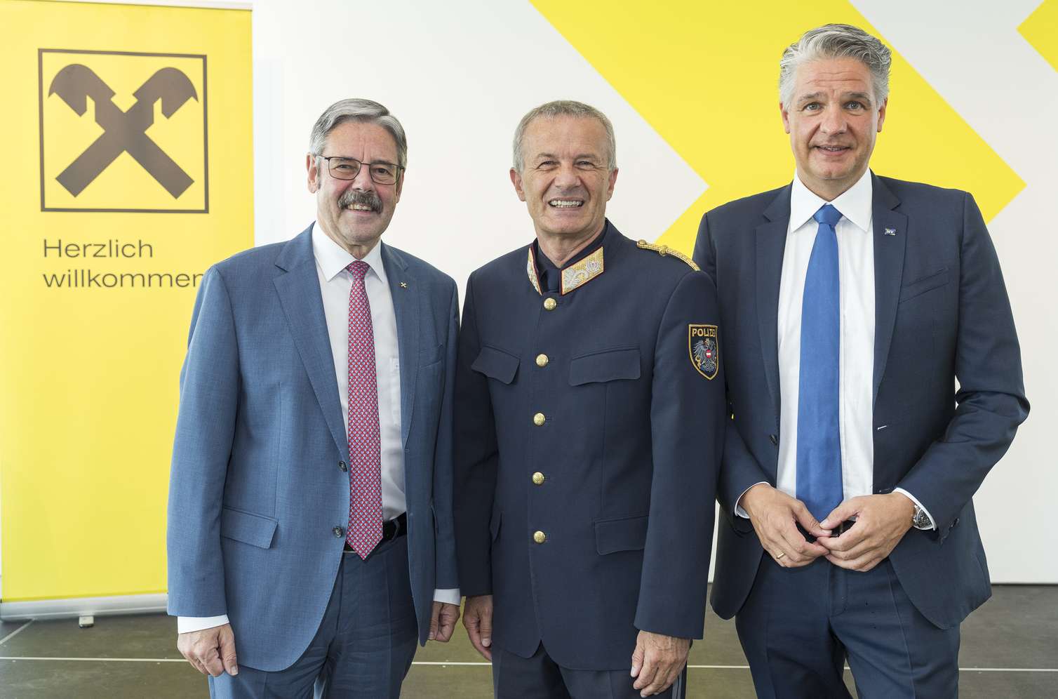 Erwin Hameseder. Franz Popp und Stefan Jauk