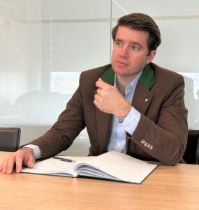 Florian Mayer, Bereichsleiter Saatgut in der Raiffeisen Ware Austria.