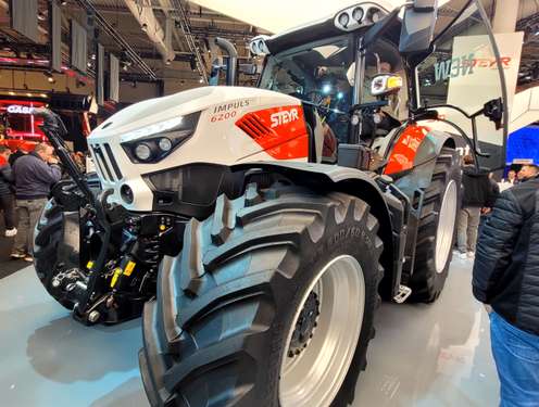 Traktor auf der Agritechnica