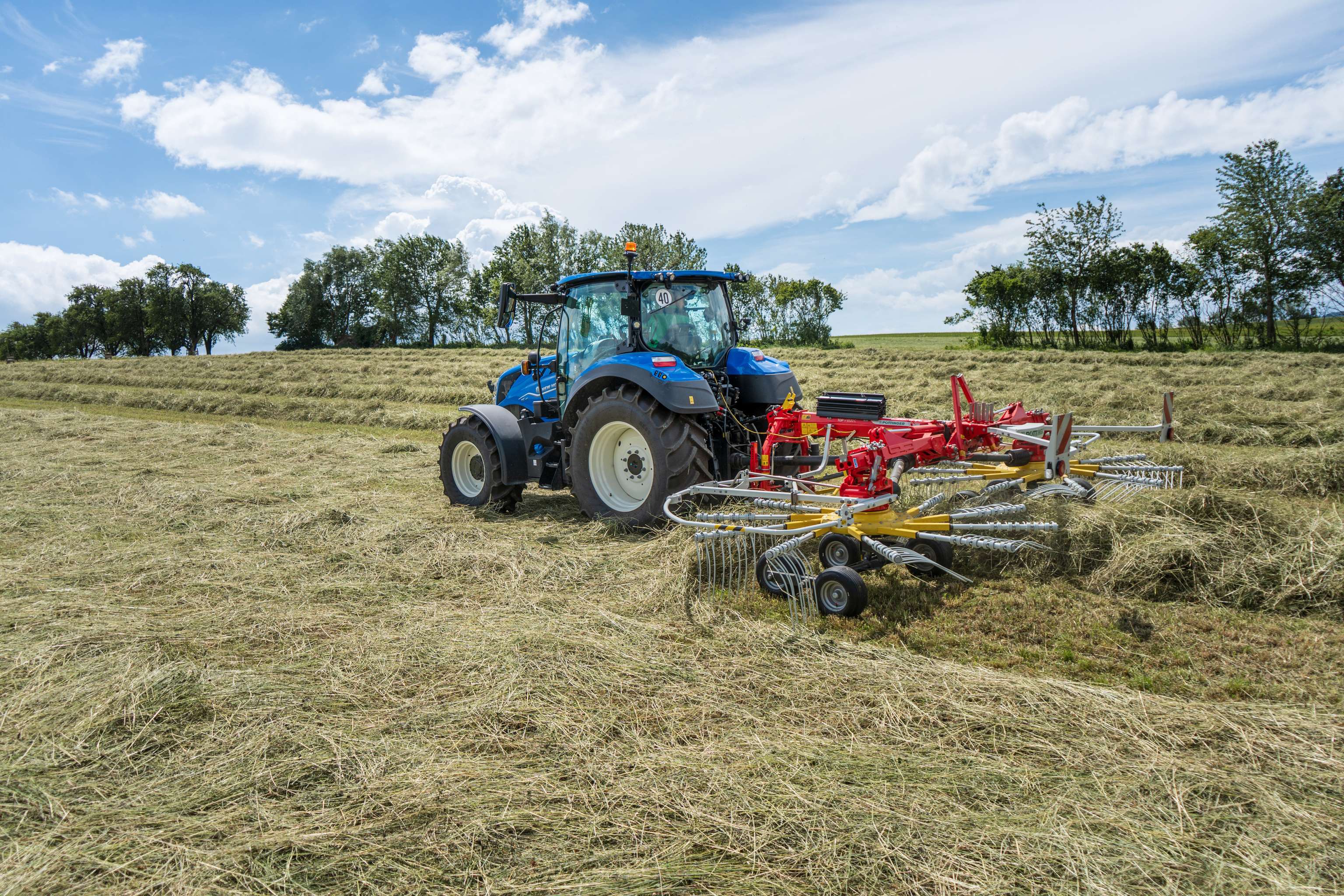 Schwader bei der Arbeit