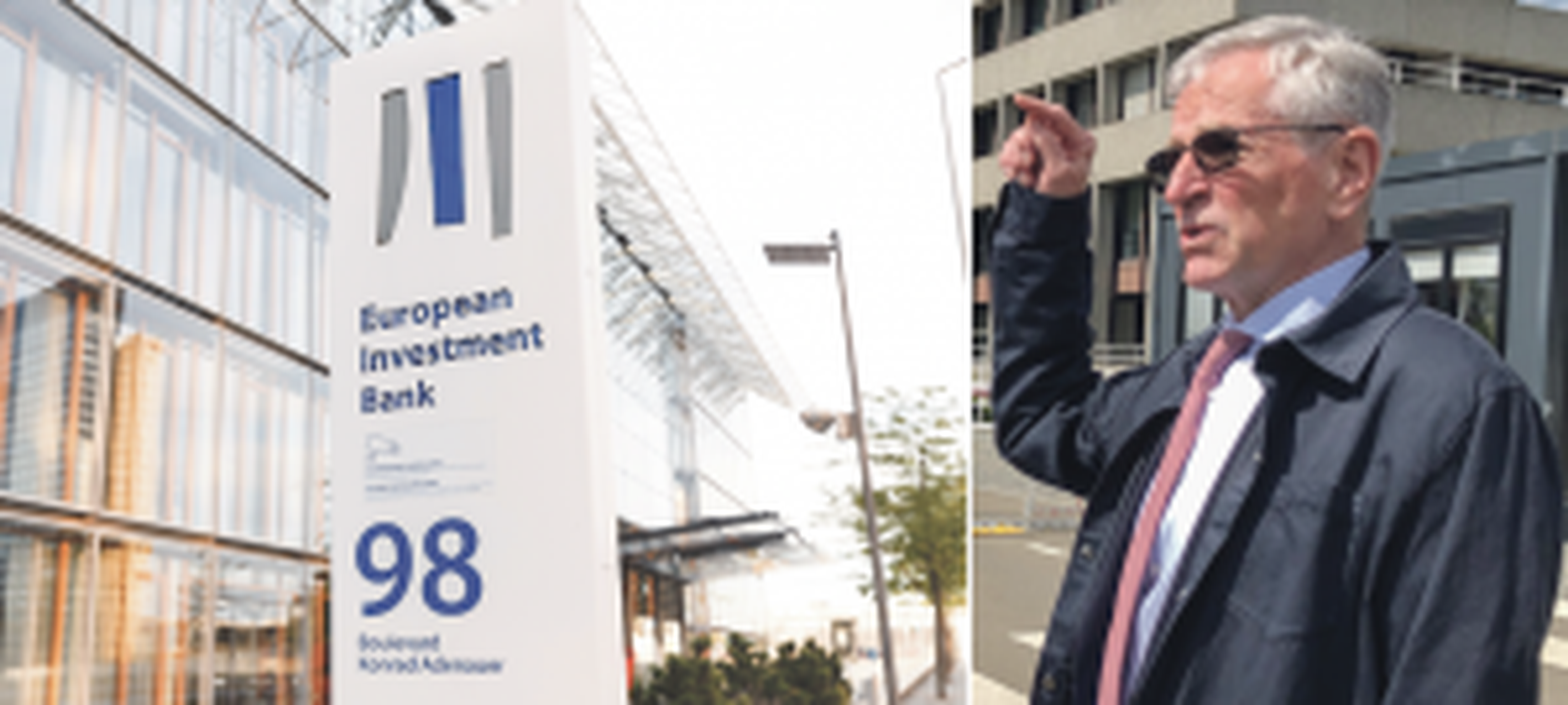 Die Europäische Investitionsbank am Kirchberg, seit 2011 Arbeitsplatz von Wilhelm Molterer, ist die größte multilaterale Bank der Welt.FotoS: EdNurg – STOCK.ADOBE.COM, BZ/WEBER