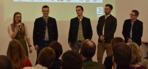Das neue Jungbauern-Präsidium: Obfrau Marlene Neuwirth, Mathias Schrattenecker, Maximilian Fröschl, Georg Zehetner und Michael Holzleitner (v.l.)