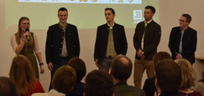Das neue Jungbauern-Präsidium: Obfrau Marlene Neuwirth, Mathias Schrattenecker, Maximilian Fröschl, Georg Zehetner und Michael Holzleitner (v.l.)