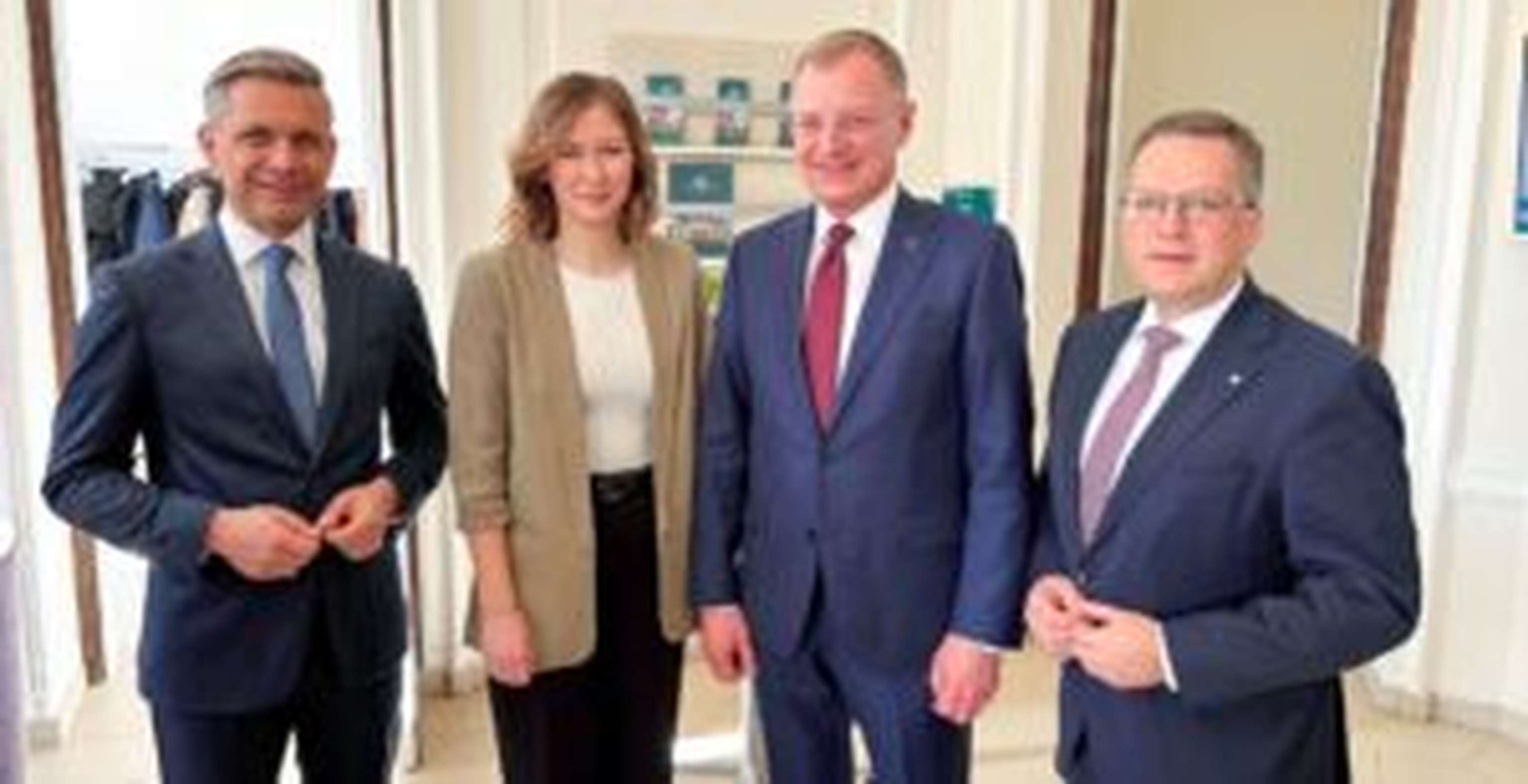 V.l: Hattmannsdorfer, Plakolm, Stelzer und Wöginger