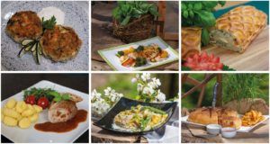 Eine kleine Auswahl der Rezepte, die durch bloßes Anschauen Gusto auf Pikantes machen.