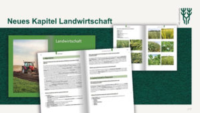 Das Kapitel zur Landwirtschaft ist im niederösterreichischen Jagdprüfungsbehelf neu hinzu gekommen.