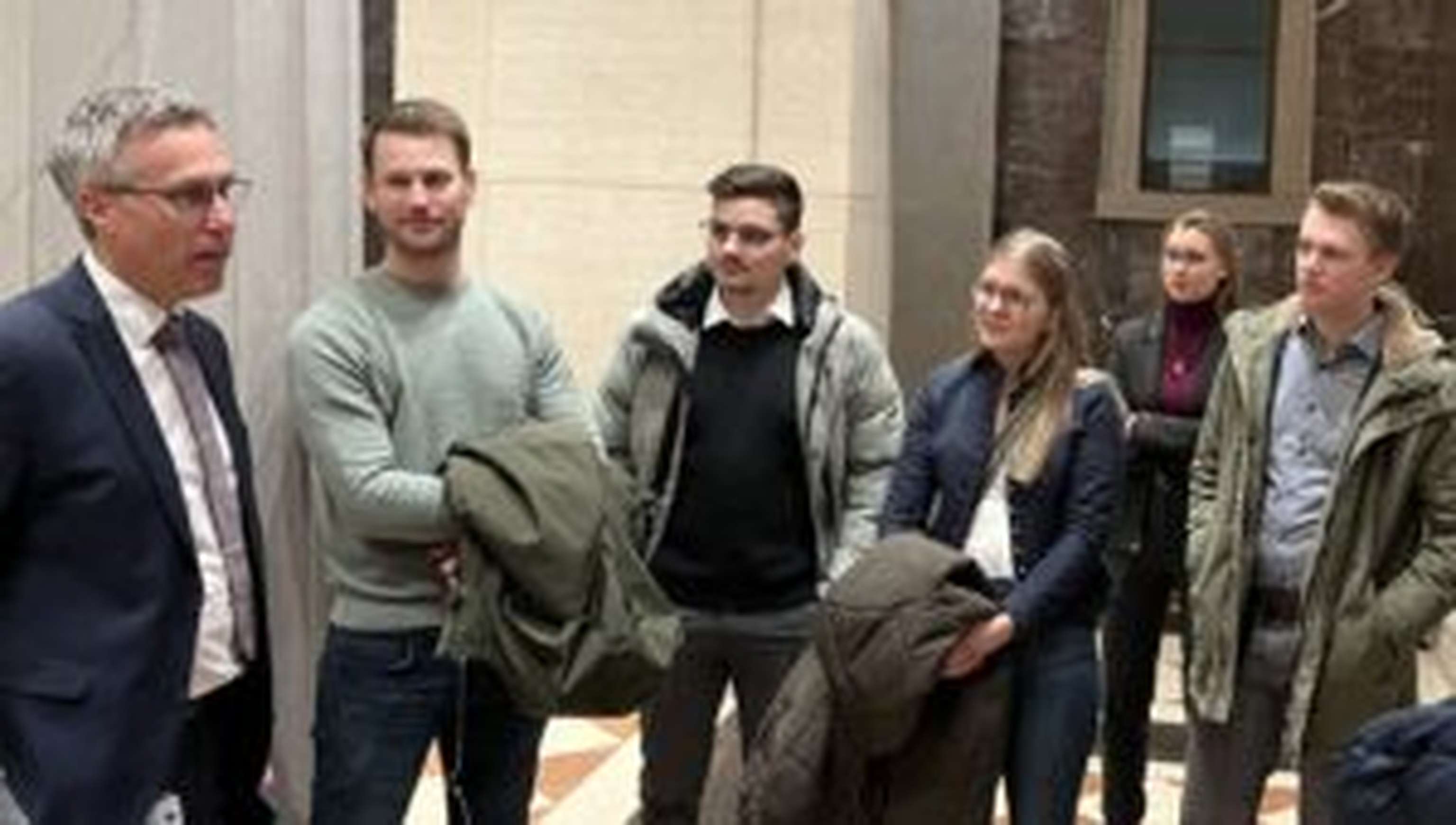 Strasser begrüßte die jungen Agrarier im Parlament in Wien.