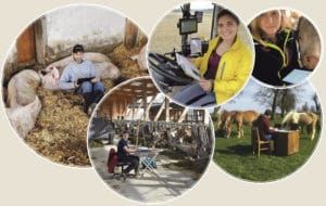 Die Auszubildenden des Studienlehrgangs „Agrartechnologie und -management“ haben außergewöhnliche und zugleich praxisnahe Lernorte gefunden.