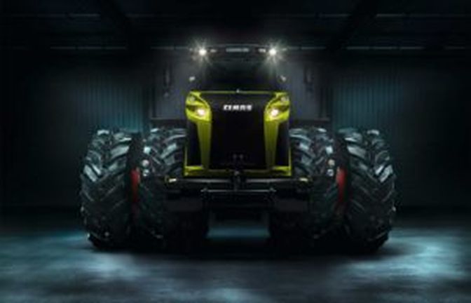 Der Claas Xerion: ein stattlicher Traktor
