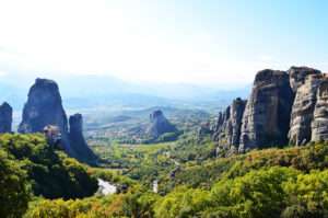 Ursprünglich gab es im Meteora-Gebiet 24 Klöster, aber heute sind nur noch sechs in Betrieb.