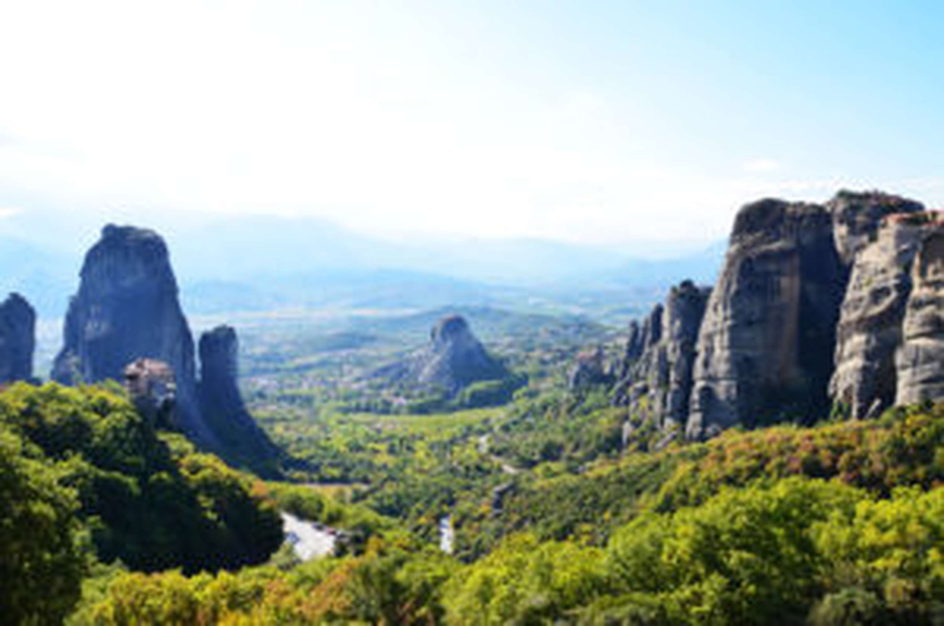 Ursprünglich gab es im Meteora-Gebiet 24 Klöster, aber heute sind nur noch sechs in Betrieb.
