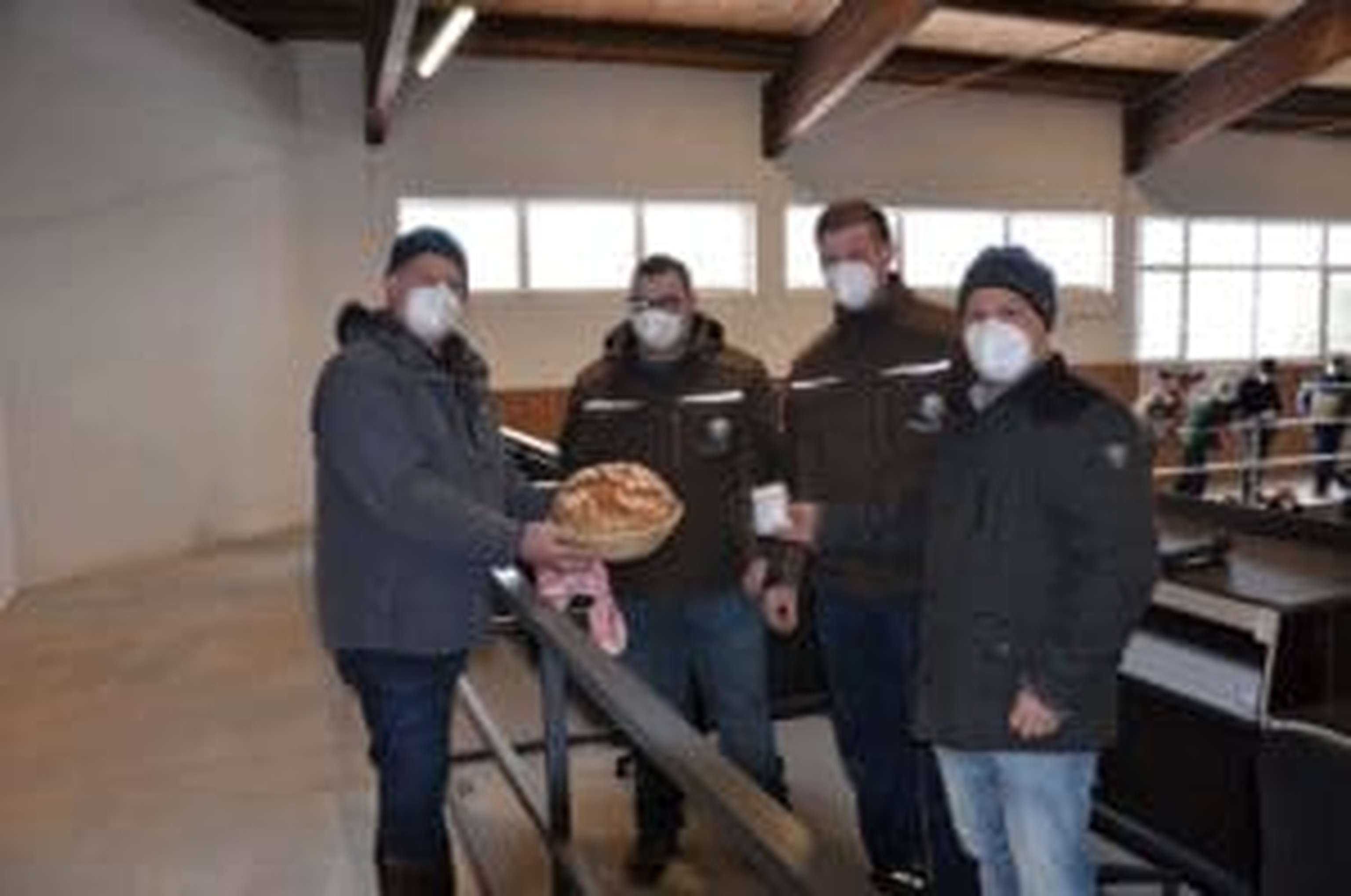 V.l.: Alfred Lang, Franz Gstöttinger, Gerhard Eichstiel, Johannes Hochrainer