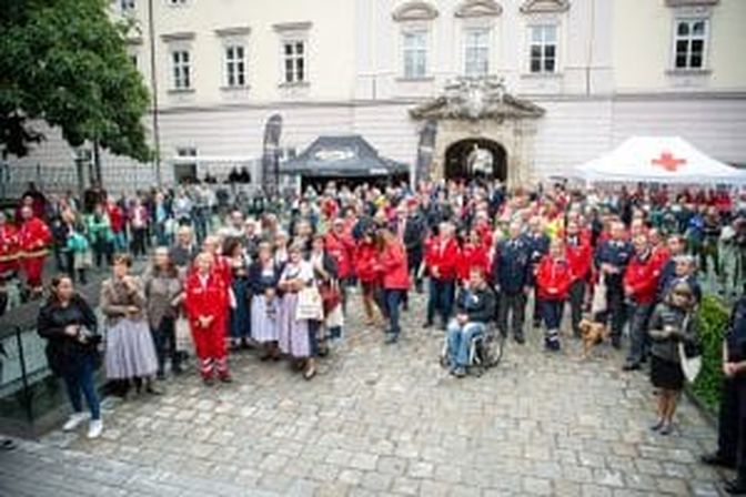 Zahlreiche ehrenamtliche Vereine folgten der Einladung von Landeshauptmann Thomas Stelzer.