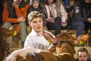 Eine Klasse für sich: der 14-jährige Simon Werlberger mit Kalbin BEAUTY.