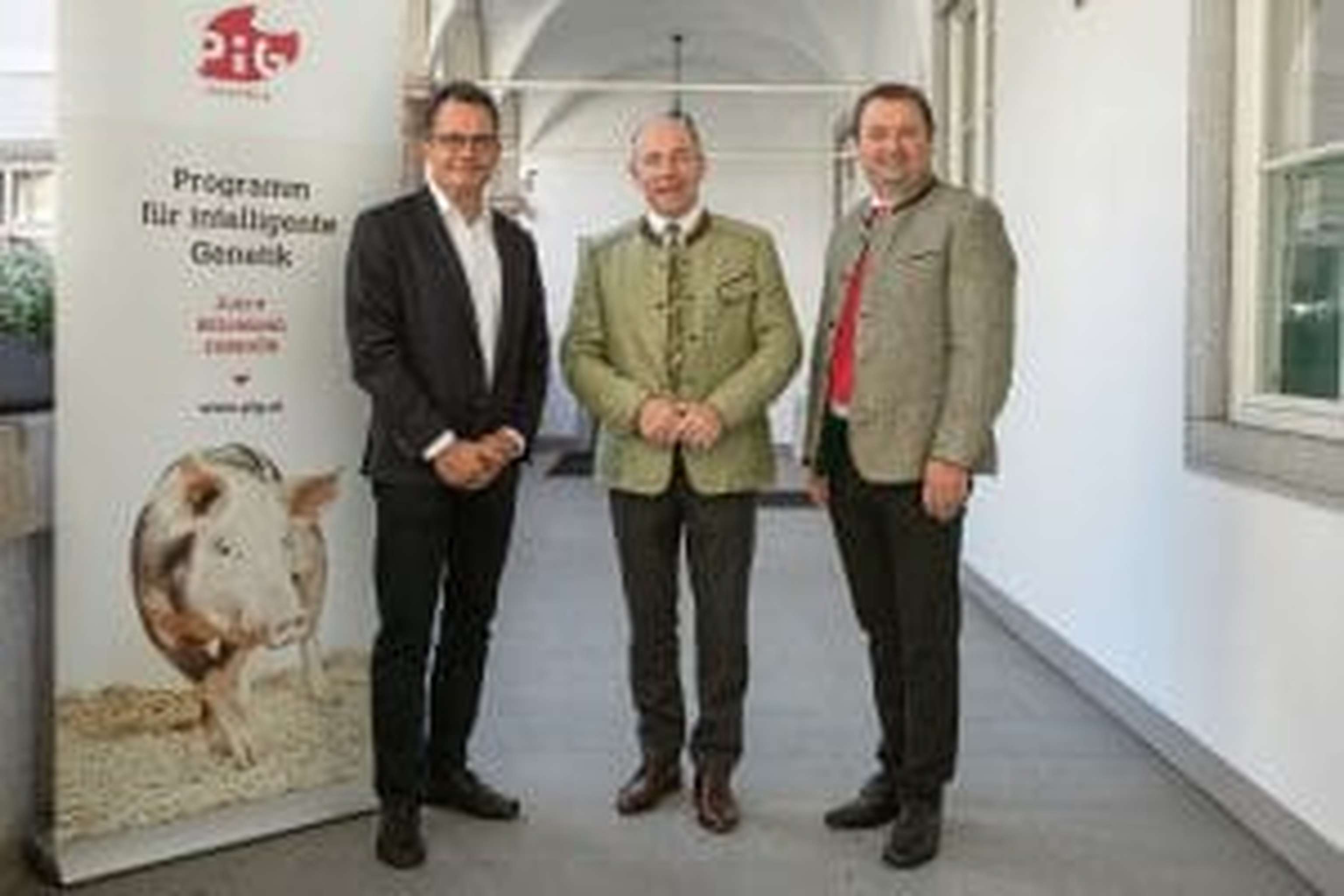 Knapp, Hiegelsberger und Gstöttenbauer haben schon früh den Nutzen einer österreichweitenZuchtarbeit erkannt.