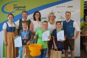 Auch die „Juniors“ freuten sich über einen Stockerlplatz.