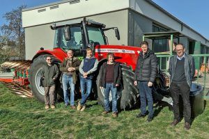 ÖKL-ObmannDI Stefan Dworzak (2. v. l.) mit den Referenten: Landwirt Rudolf Votzi, Beat Vinzent (LfL Bayern), Gernot Bodner (Boku), ChristophWolfesberger(LK NÖ) und Gerhard Moitzi (Boku).