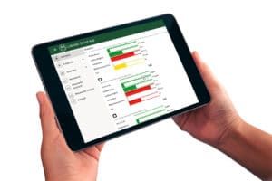 Die Lubratec SmartApp bereitet alle Daten übersichtlich auf und gibt einen schnellen Überblick über das Stallklima.