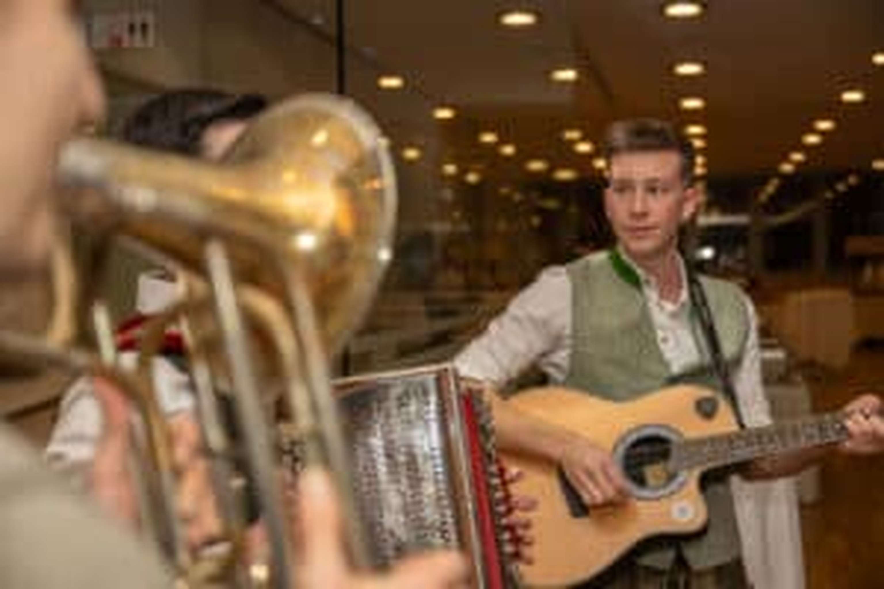 Nach der Siegerehrung wurde auch musikalisch aufgespielt.