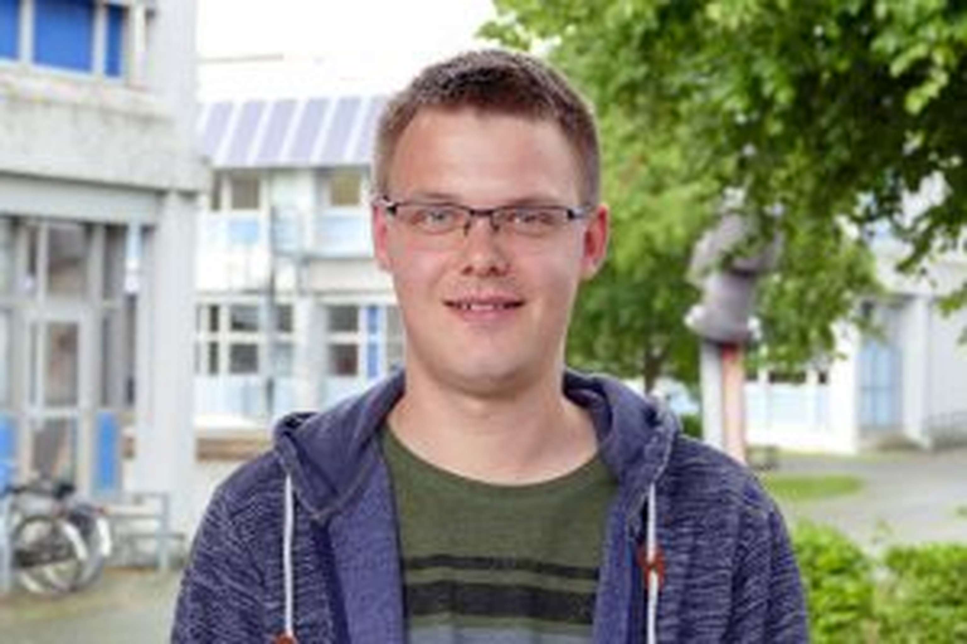 Der Elektrotechnikabsolvent Sven Grabs