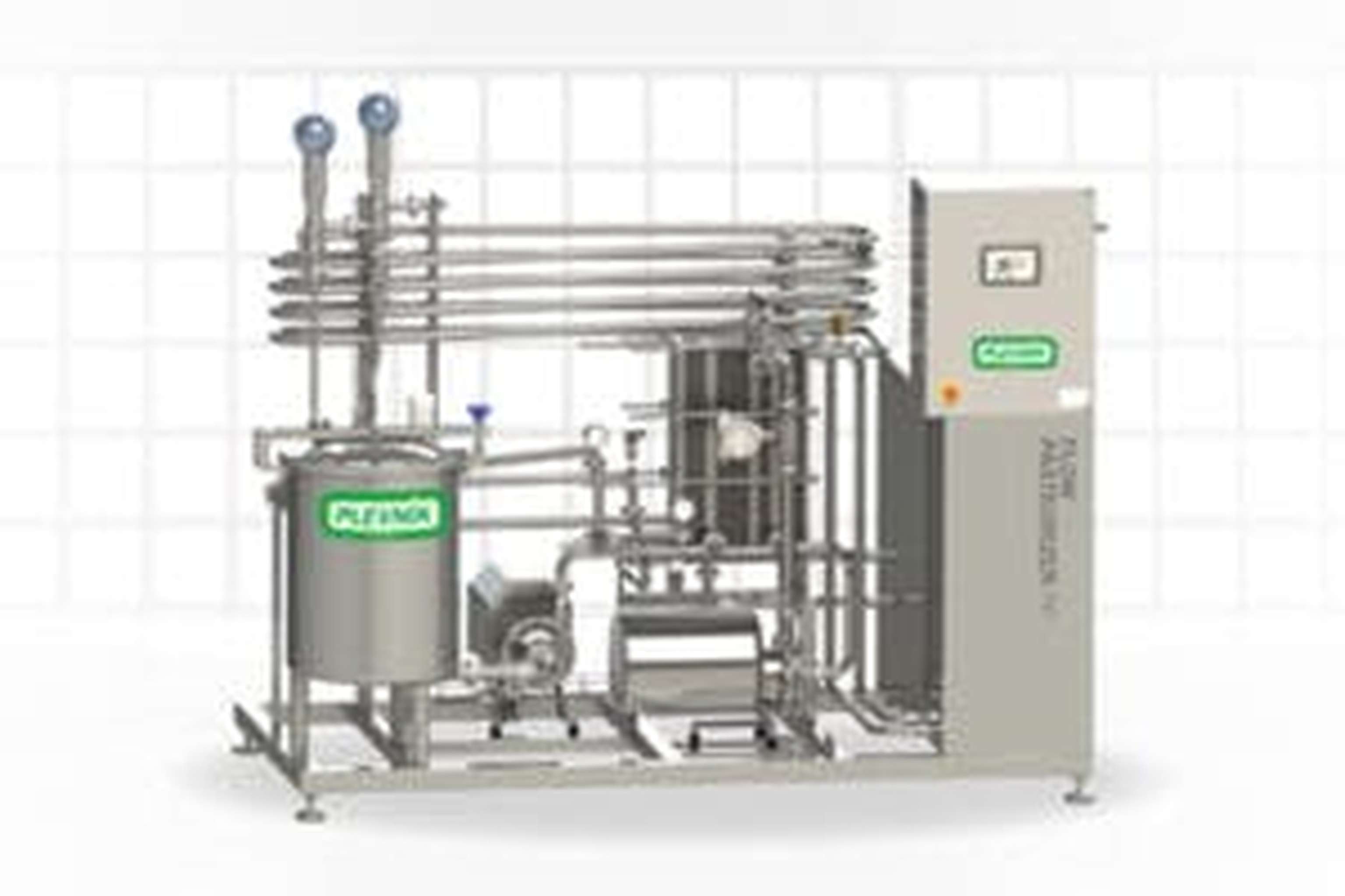 Zweite Neuheit von Plevnik: Gerät für die kontinuierliche Pasteurisierung, Plattenpasteur PP
