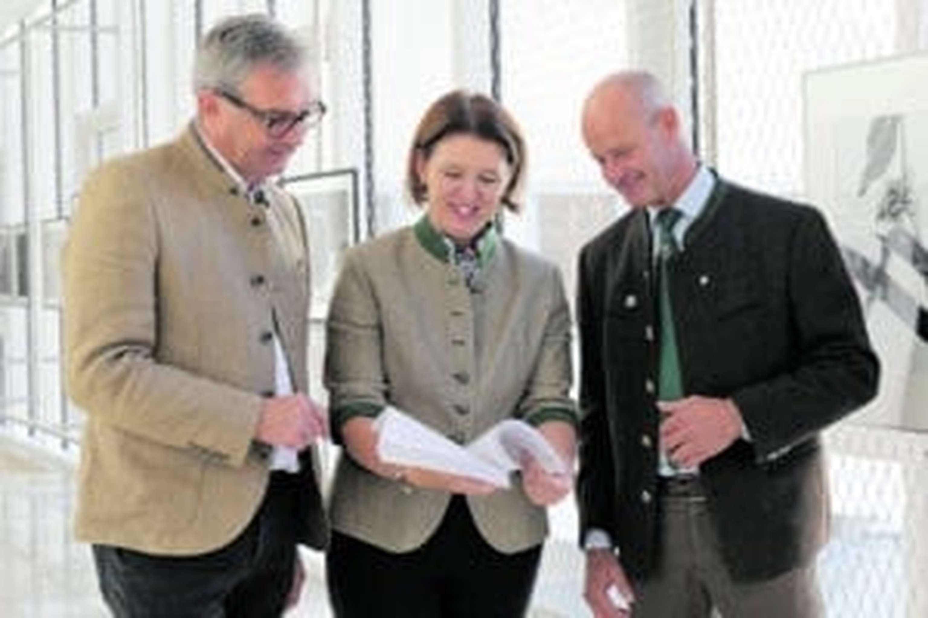 Franz Waldenberger, Michaela Langer-Weninger, Herbert Sieghartsleitner (r.)
