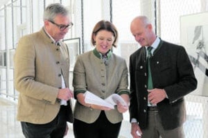 Franz Waldenberger, Michaela Langer-Weninger, Herbert Sieghartsleitner (r.)
