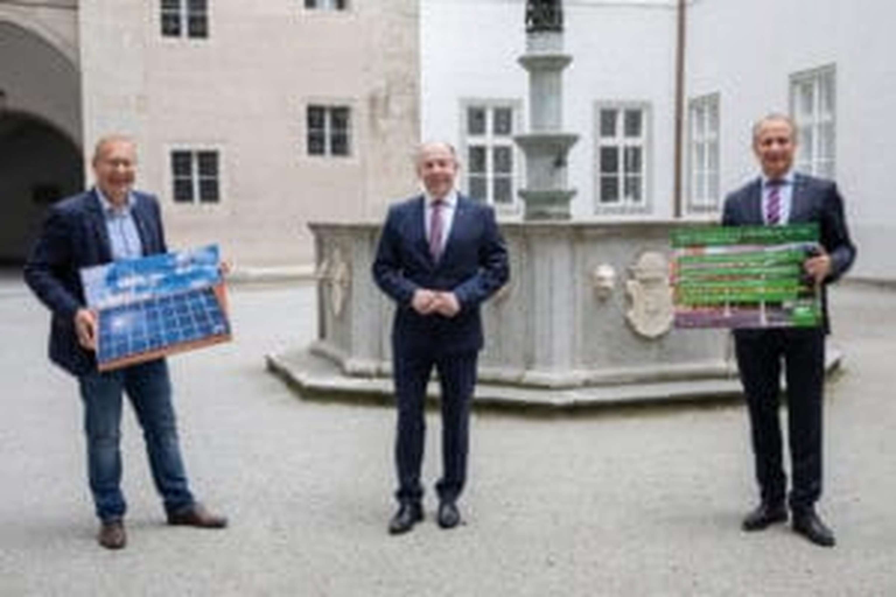 V.l.: Beutelmeyer, Hiegelsberger und Weinberger