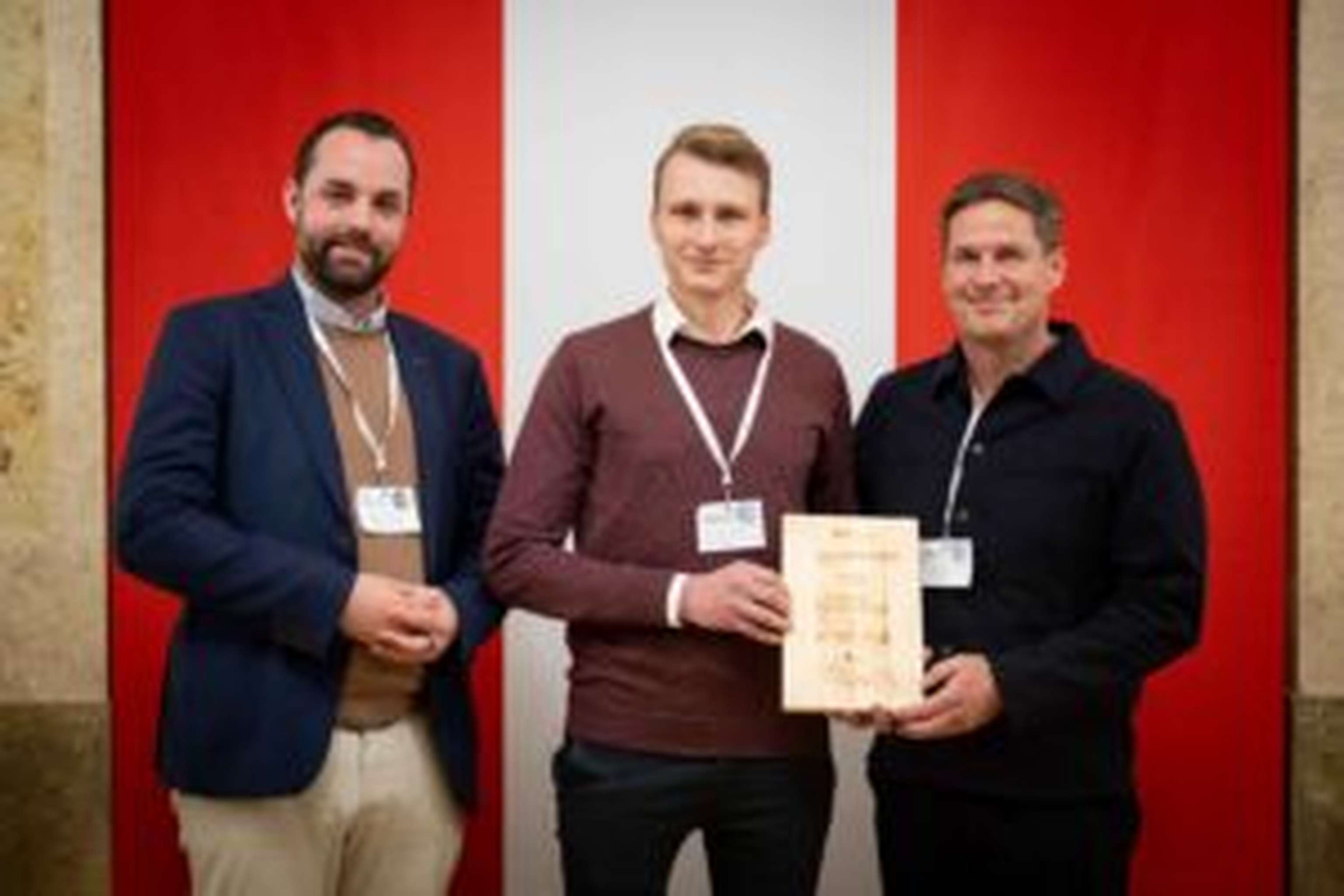 Rainbutler des Start-ups Rain2Soil erhielt einen Sonderpreis: Roman Werner, Justus Lange und Markus Stenglein.