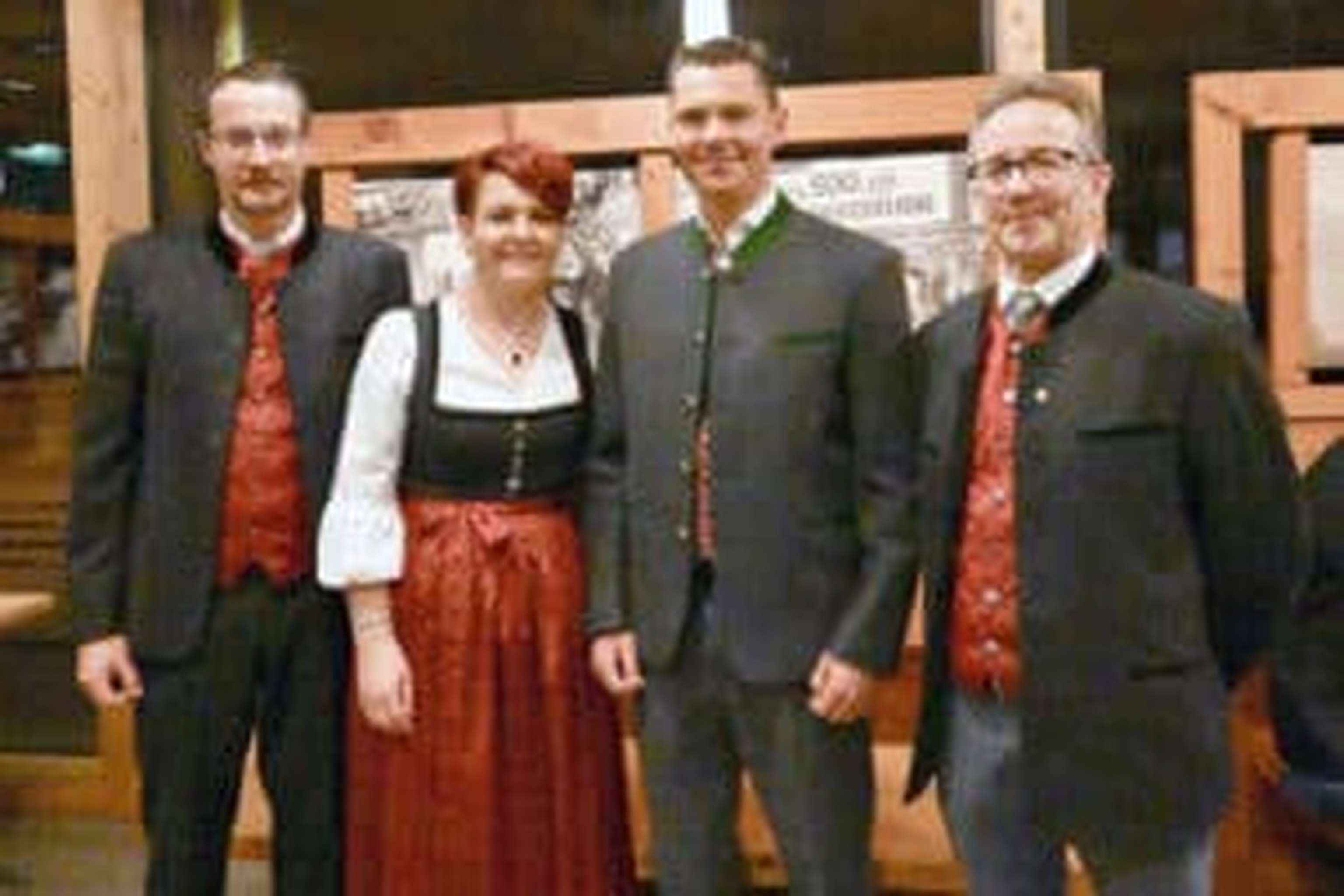 Obmann Reinhold Jäger und GF-Stellvertreterin Claudia Grün (beide MR Tiroler Oberland), GF Michael Geisler (MR Dachstein-Tauern) und Gottfried Gabl (GF MR Tiroler Oberland).