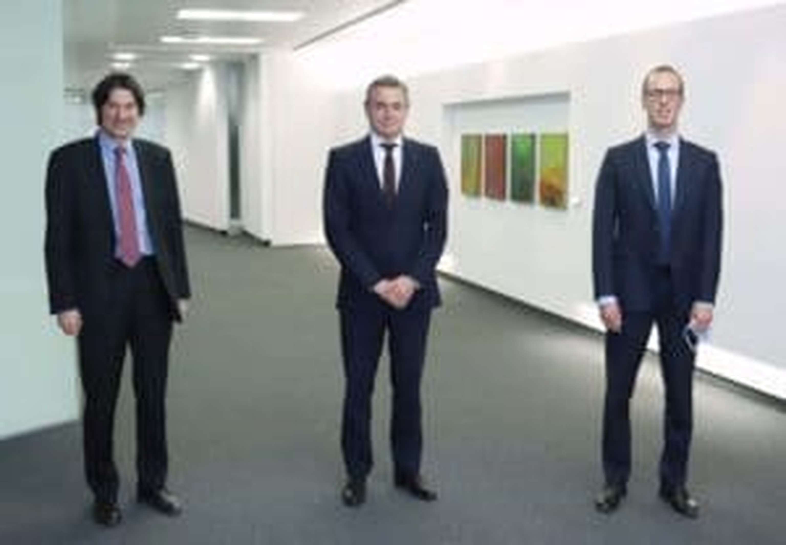 v.l.: Peter Brezinschek, Heinrich Schaller und Matthias Reith.