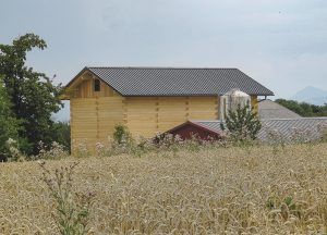 Die Getreidesilo-Anlage in Kremsmünster