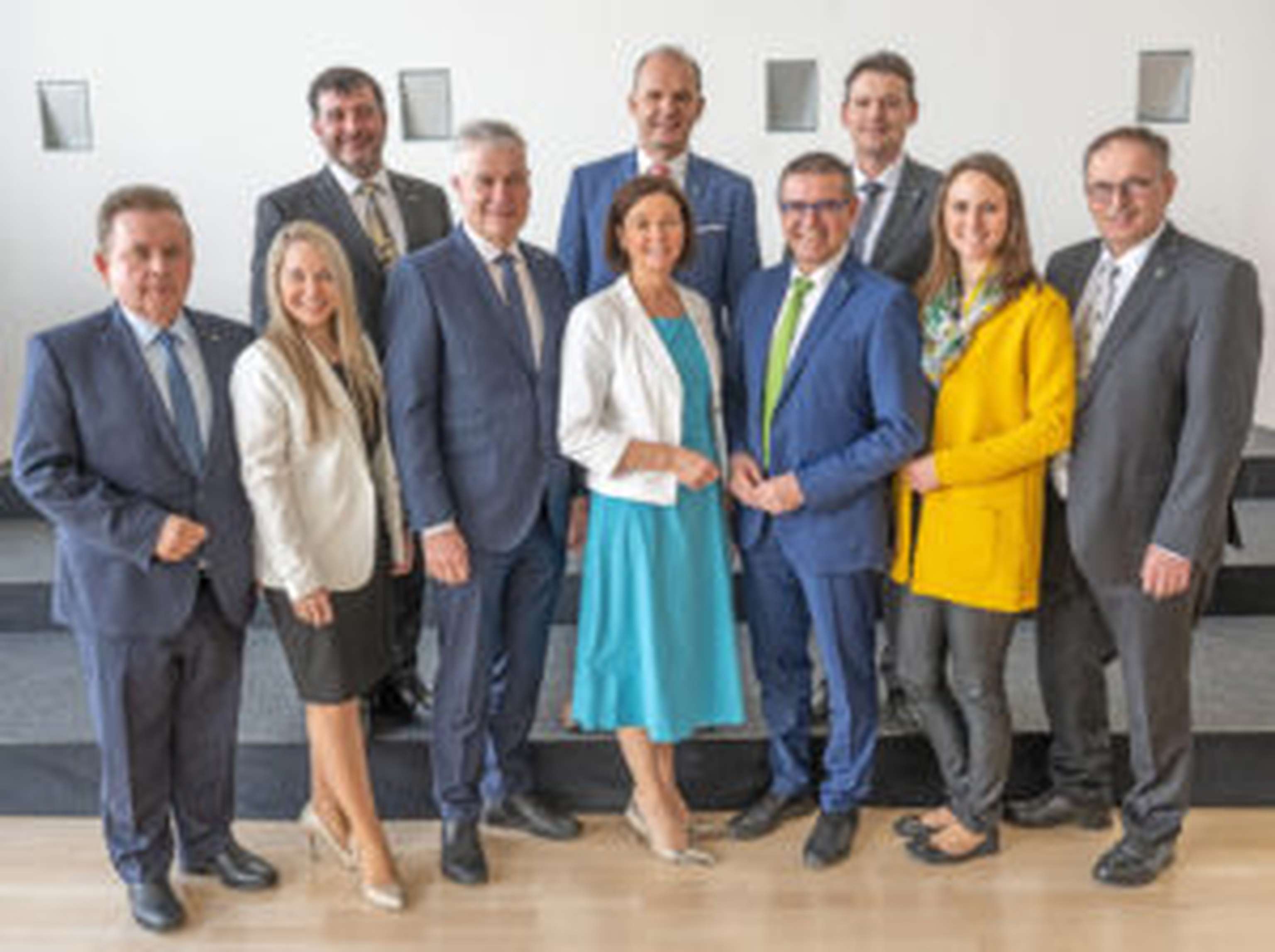 Die Bauernbundmandatare: Franz Mold, Silke Dammerer, Josef Edlinger, Anton Kasser, Doris Schmidl, Otto Auer, Manfred Schulz, Franz Linsbauer, Viktoria Hutter (Bundesrat) und Richard Hogl