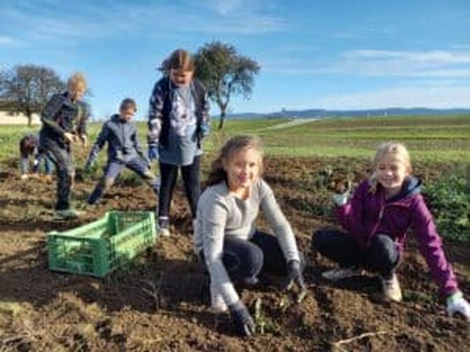 Stolz auf die eigene Ernte
