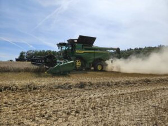 Die S7-Serie bezeichnet John Deere als neuen „digitalen Mähdrescher“.