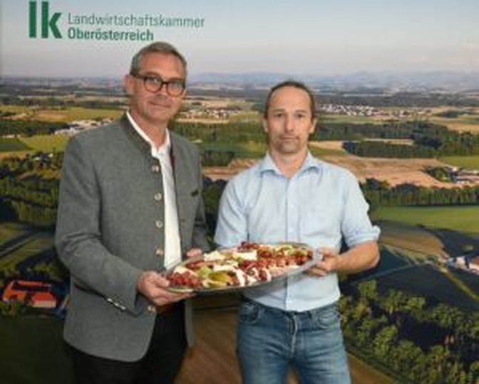Franz Waldenberger (l.) und Obmann Josef Stöckl
