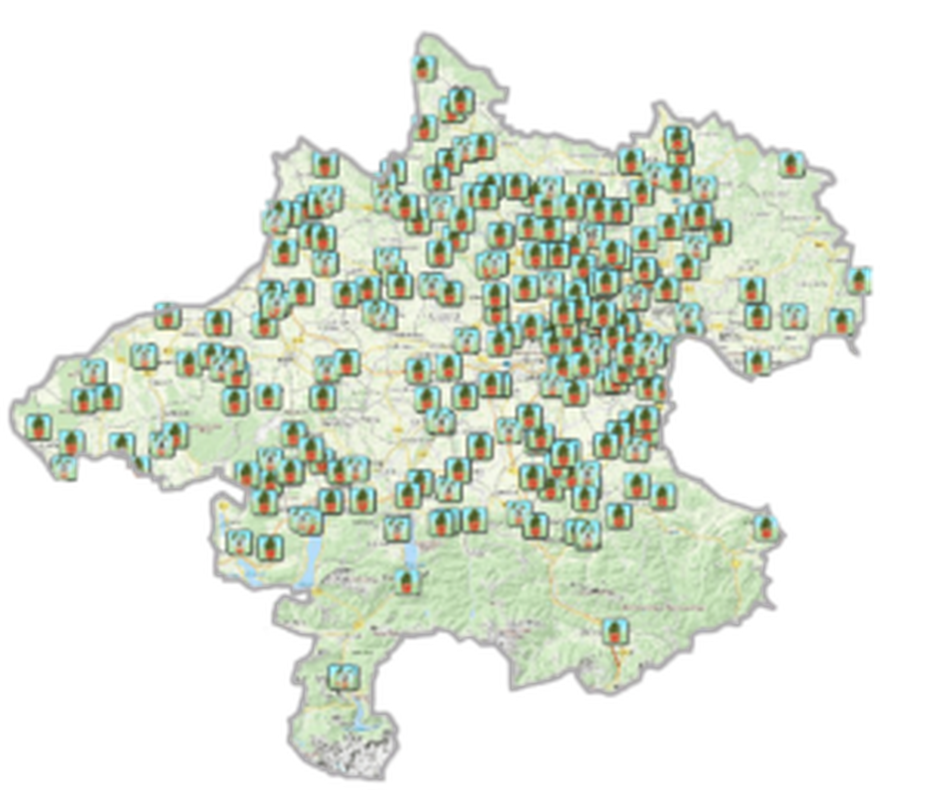 Die digitale Maibaumlandkarte