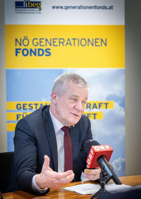 Anton Kasser bei der PK