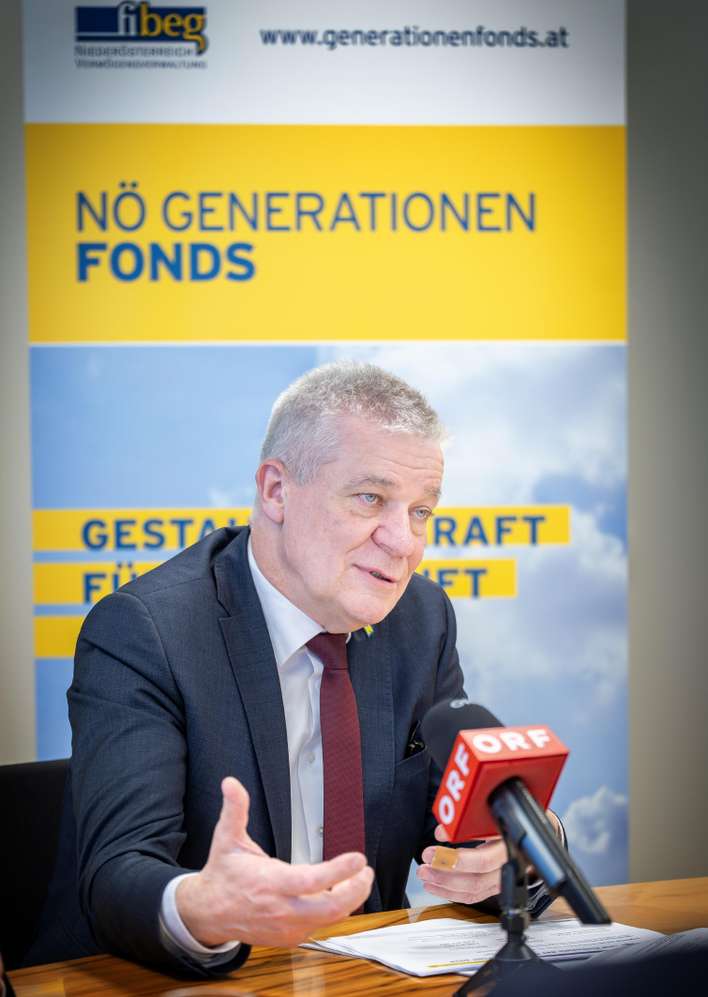 Anton Kasser bei der PK