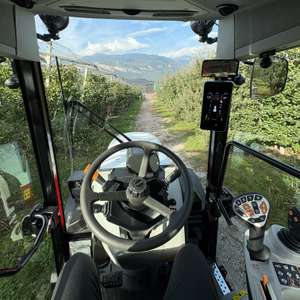 Blick aus der Kabine