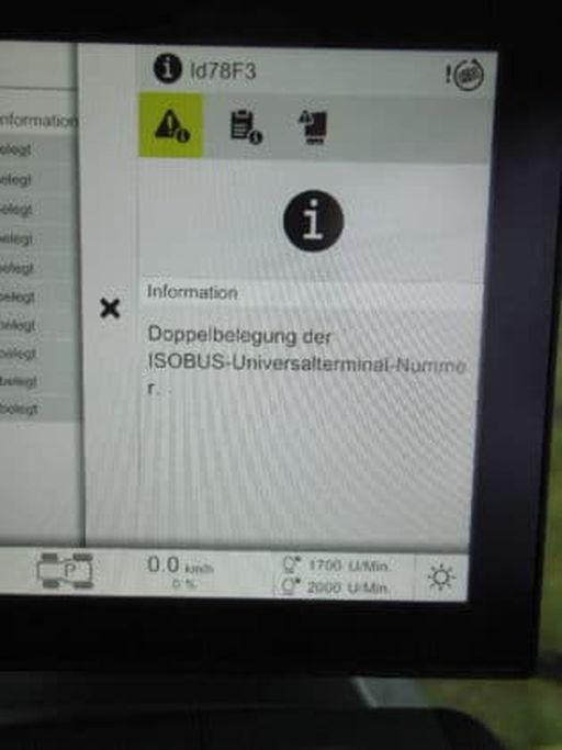 Eine Fehlermeldung