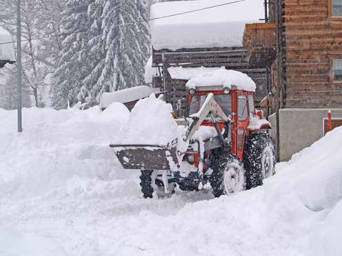 Schnee räumen
