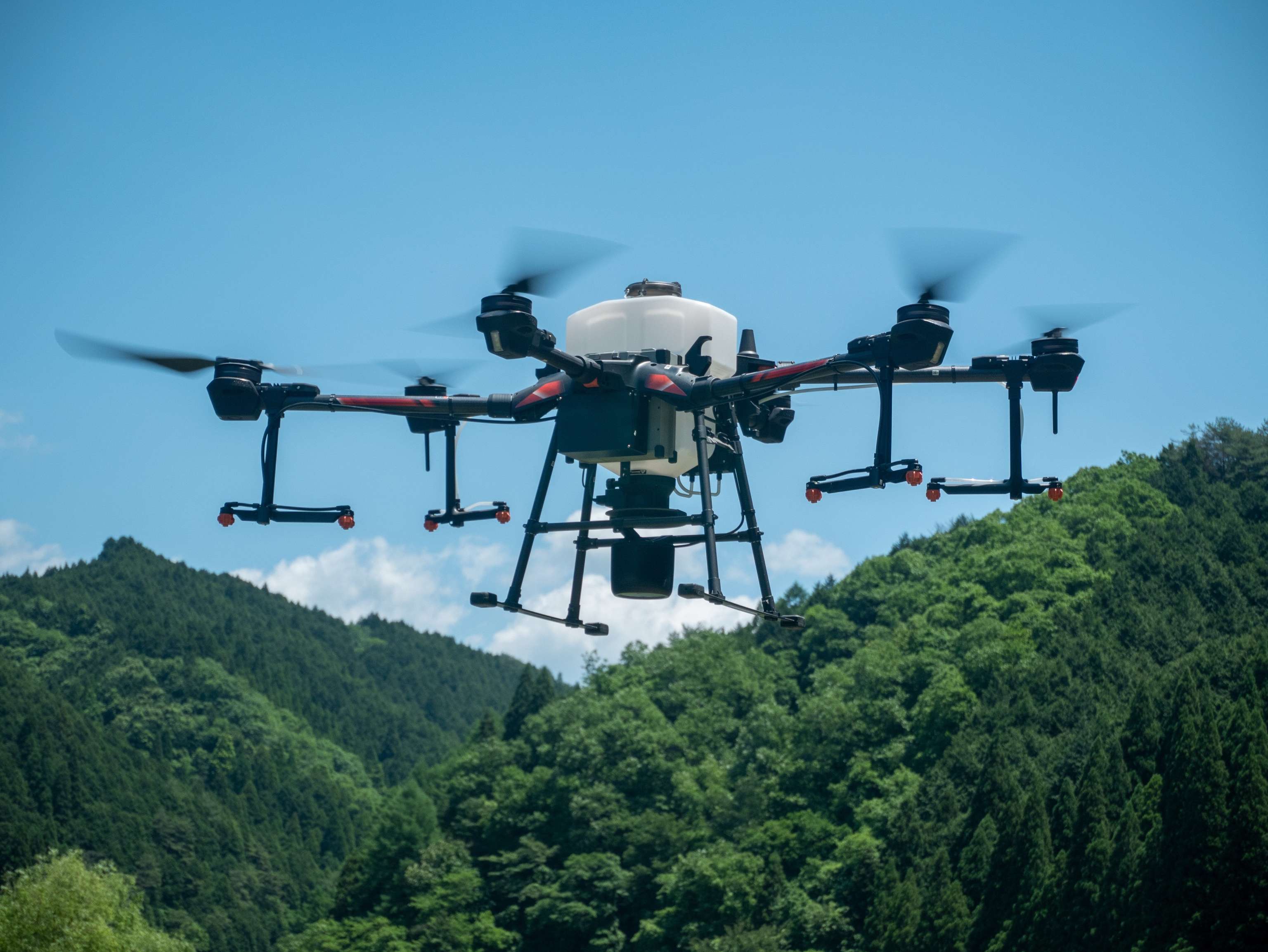 Agrardrohne im Berggebiet