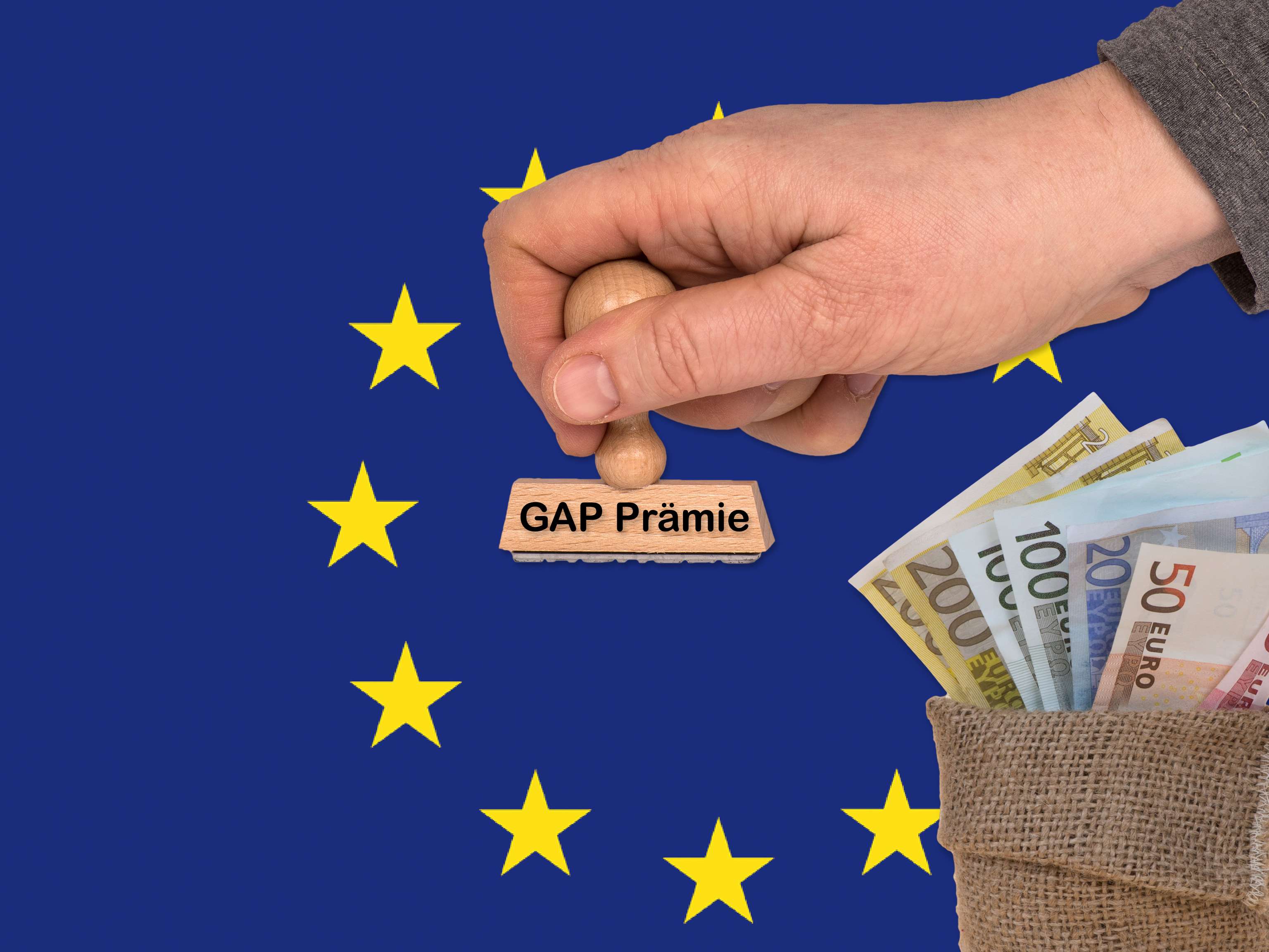 GAP_Praemie_und_EU_Flagge