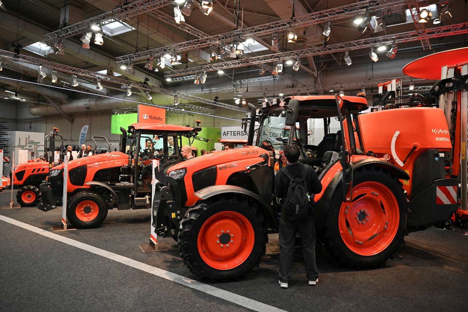 Traktoren auf der Messe Agitechnica