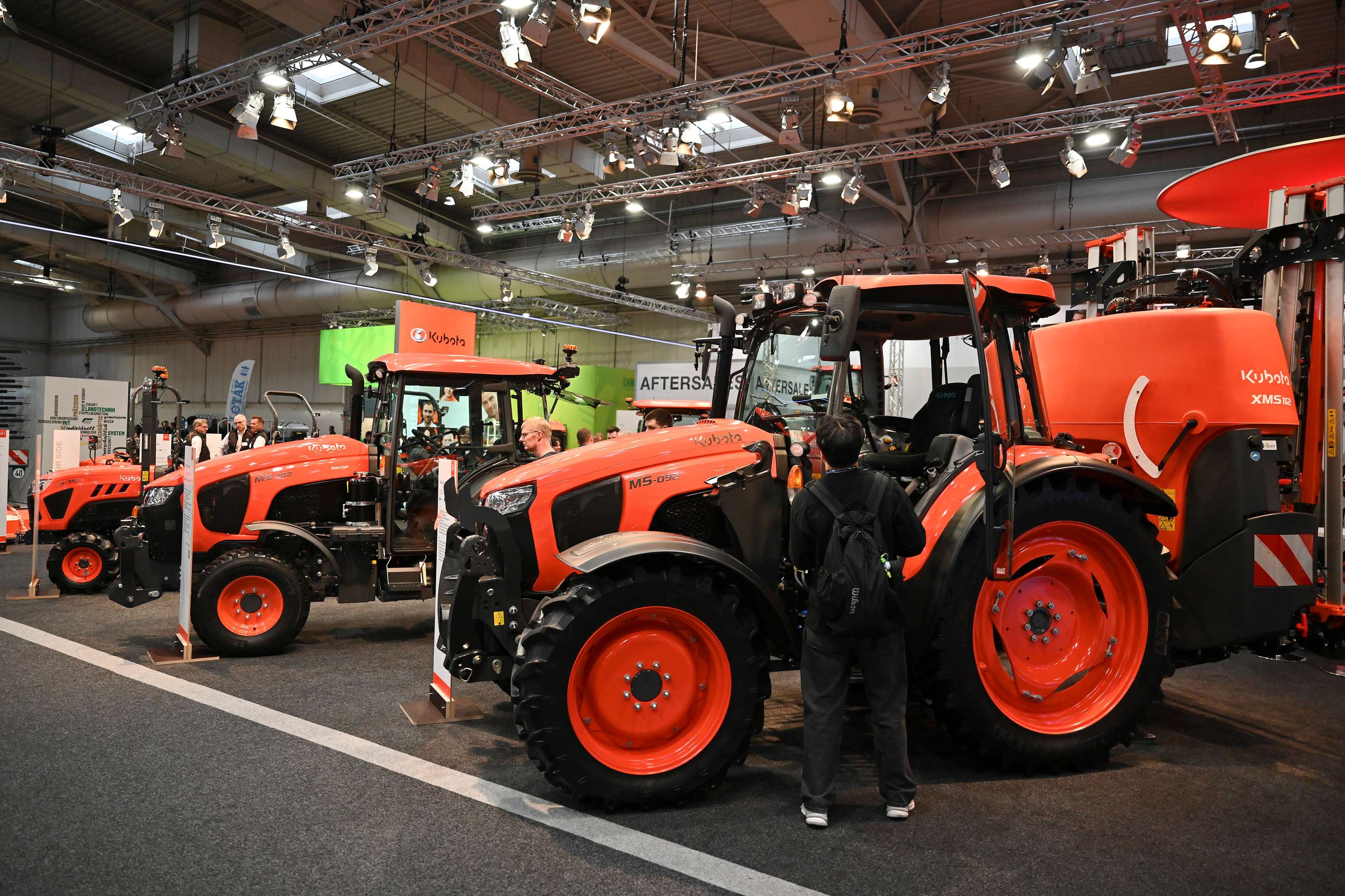 Traktoren auf der Messe Agitechnica