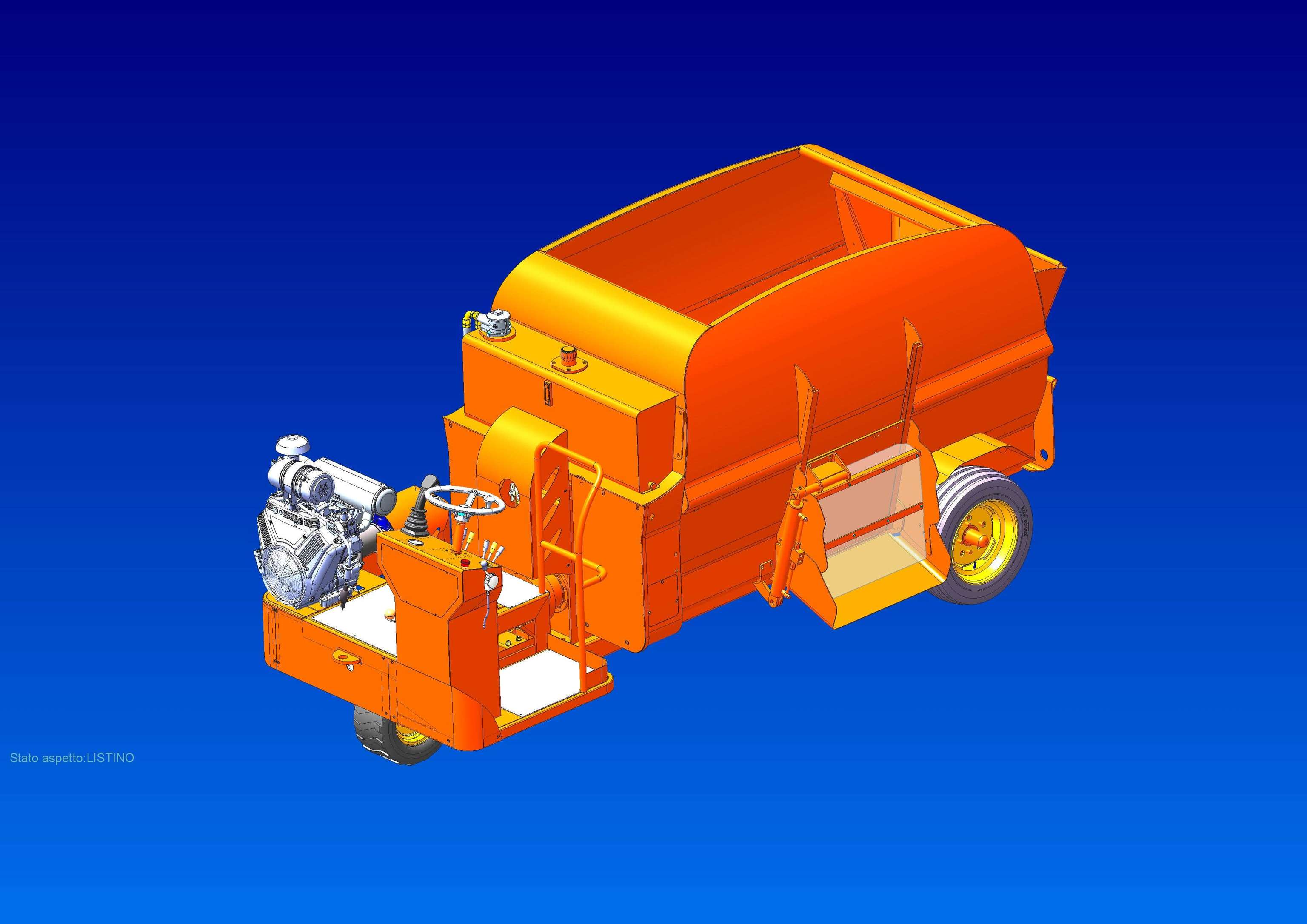 Der selbst­fahrende Futtermischer von Seko