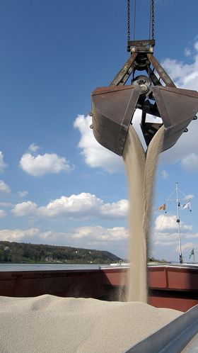 Verladung von Dünger