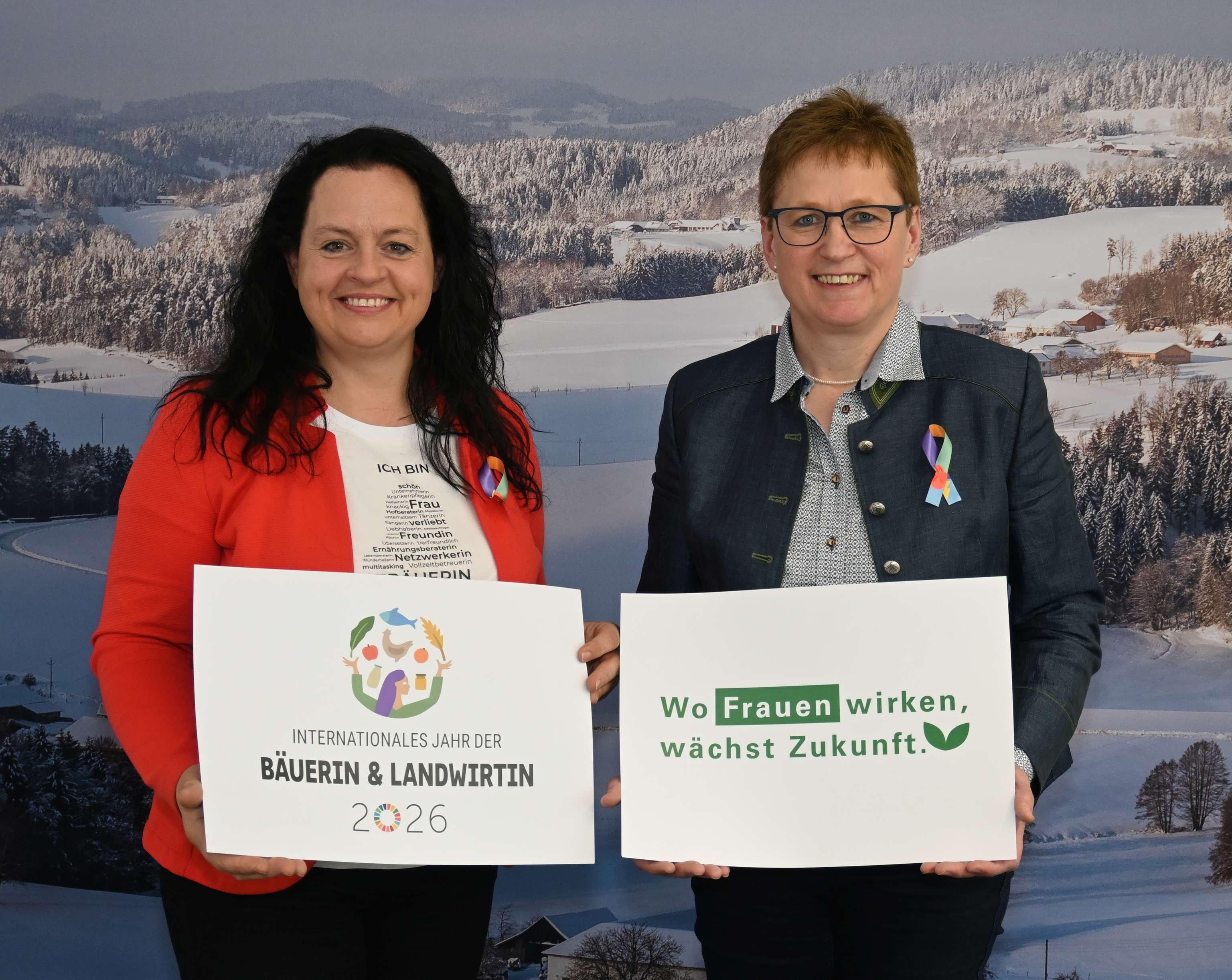 Johanna Haider und Rosemarie Ferstl