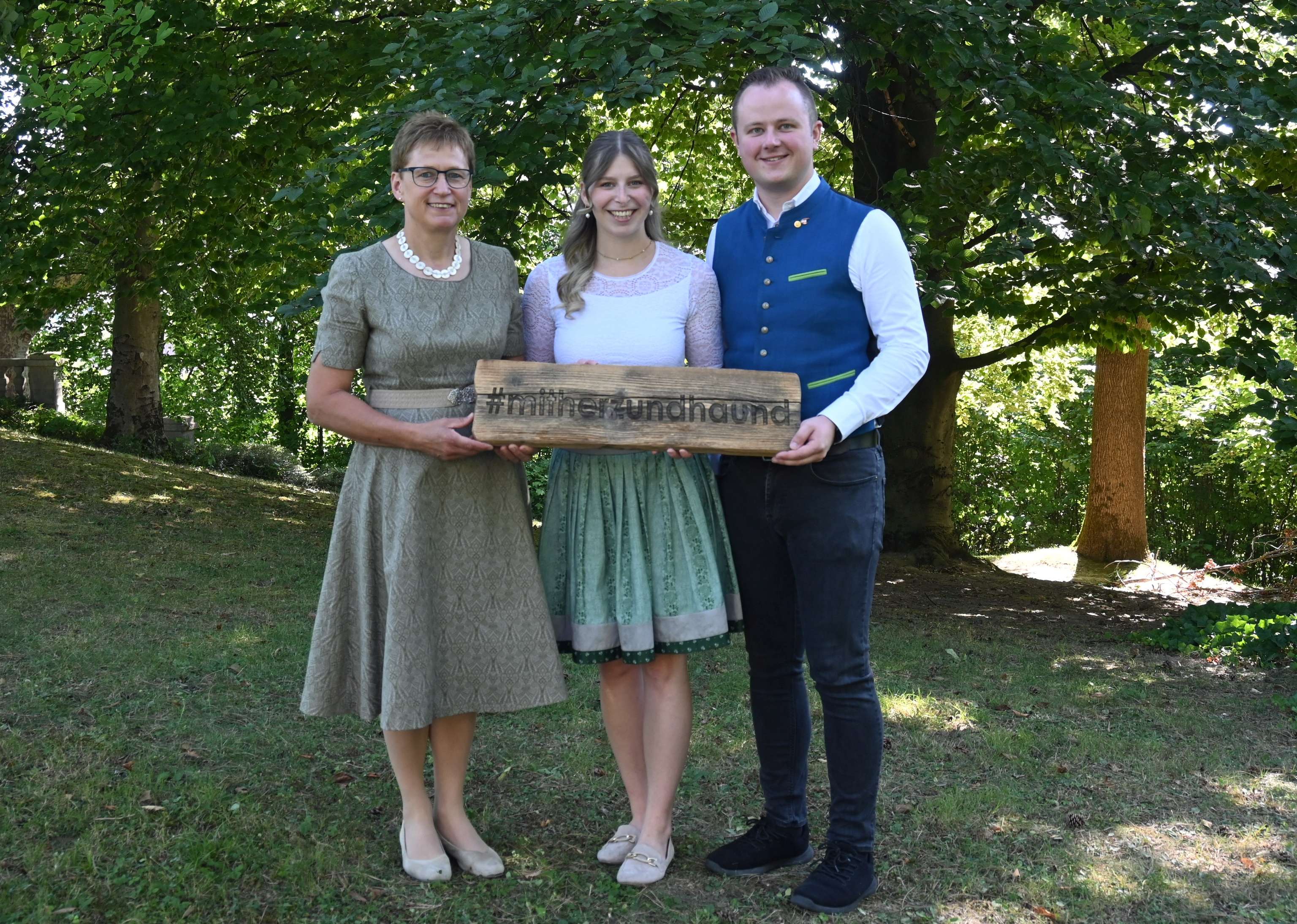 Rosemarie Ferstl, Rita Aigner und David Schasching